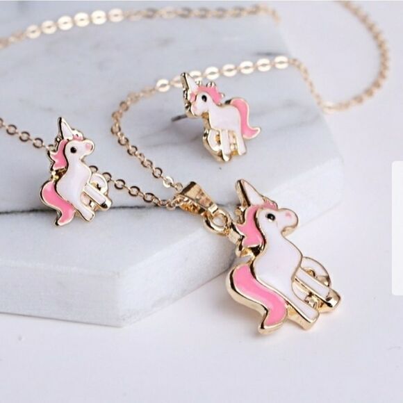 COPY - Unicorn jewelry 4 piece set - Picture 3 of 4